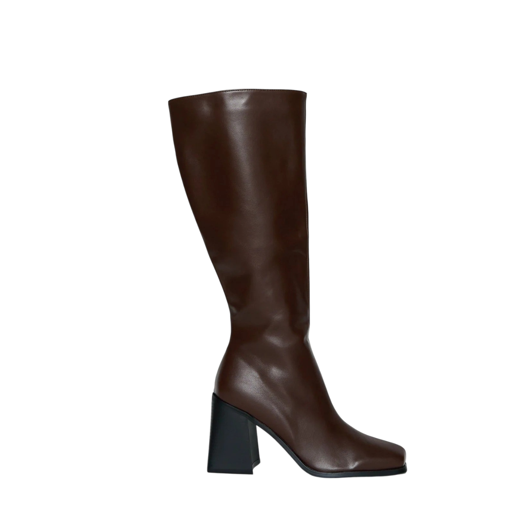 Renzo Knee High Boots Brown