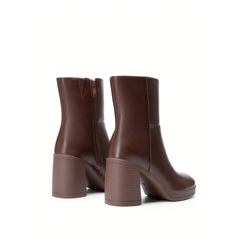 Chunky Heel Ankle Boots