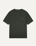 Old Money Cotton T-shirt Dark Green